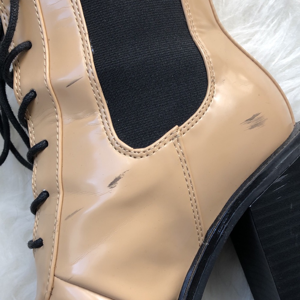 NOT • FOR • S A L E • ASOS • ELLEN Platform Lug-sole Heeled Boots - Picture 7 of 14